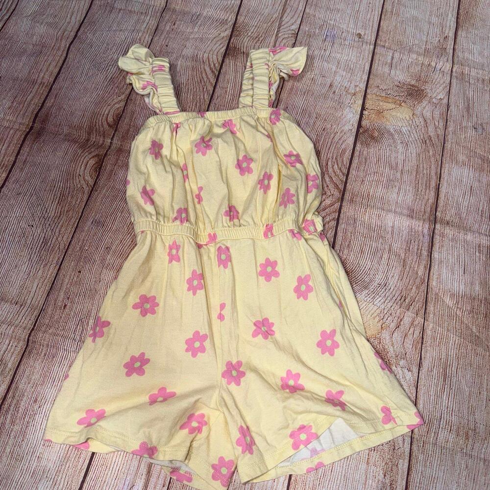 Old Navy Girls' Floral Print Romper - Size 6T